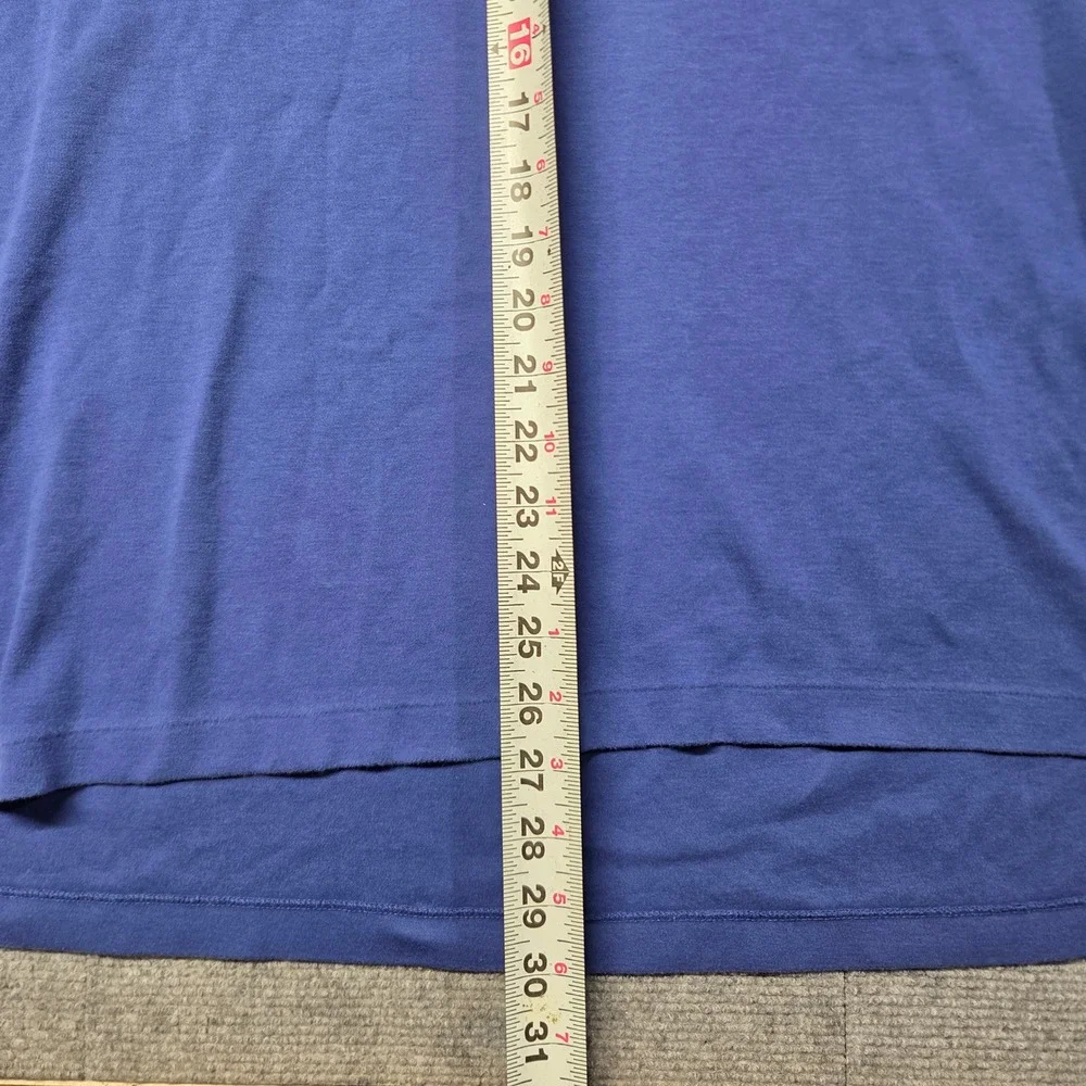 Polo Ralph Lauren Mens Blue Short Sleeve Cotton Polo Shirt Red Pony Logo Large